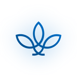 a red lotus flower icon